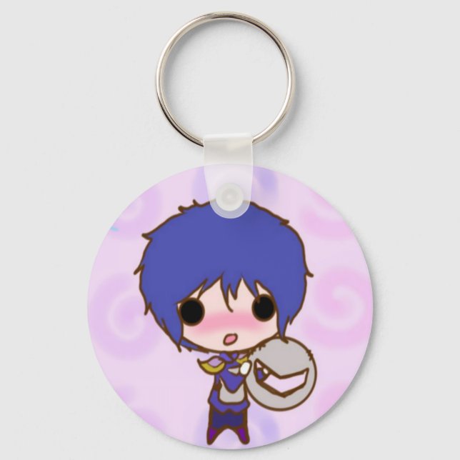 Chibi knight with no mask keychain (Front)