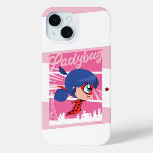 Chibi Ladybug in Paris iPhone 15 Case