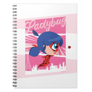 Chibi Ladybug in Paris Notebook