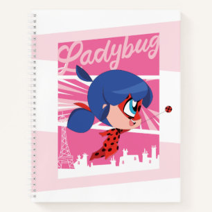 Chibi Ladybug in Paris Notebook