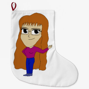 chibi    large christmas stocking