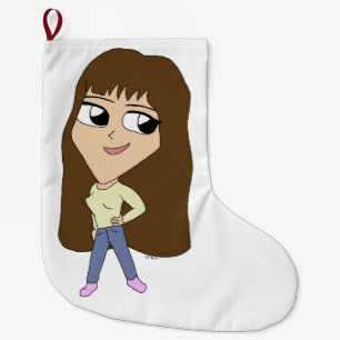 chibi   large christmas stocking