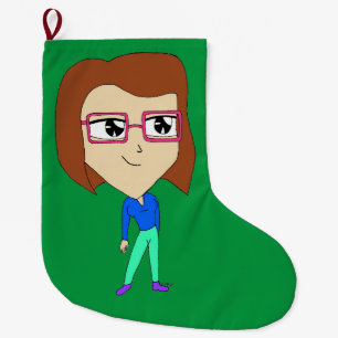 chibi   large christmas stocking