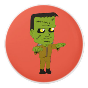 chibi monster ceramic knob