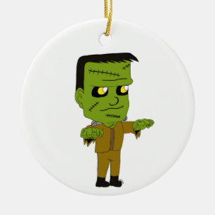 chibi  monster  ceramic ornament