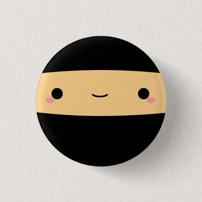 Chibi Ninja Button (Front)