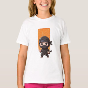 Chibi Ninja Vector Illustration T-Shirt