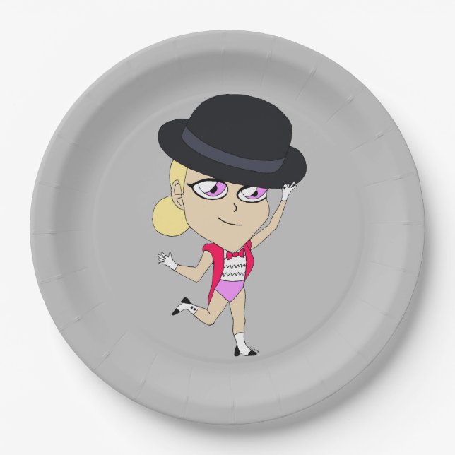 chibi     paper plate (Front)