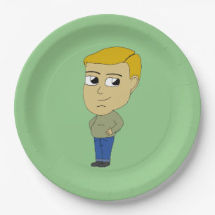 chibi paper plate