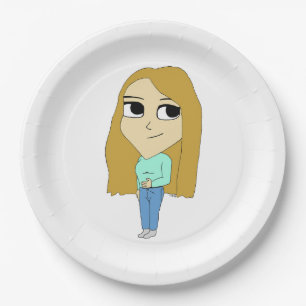 chibi paper plate
