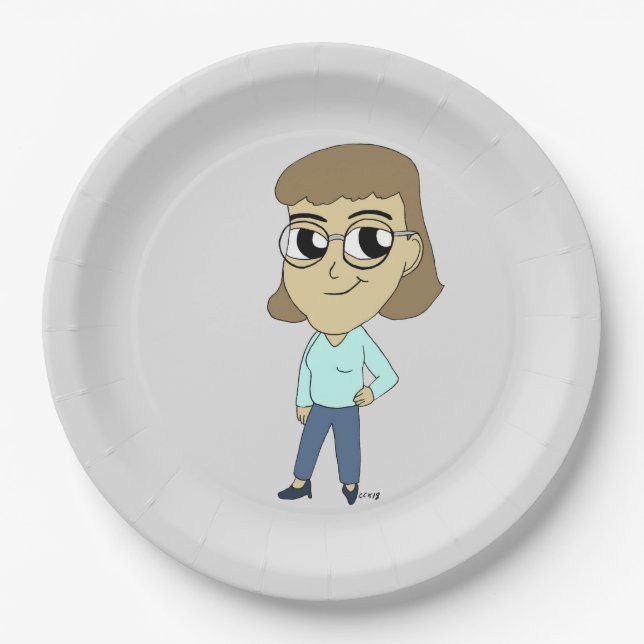 chibi   paper plate (Front)