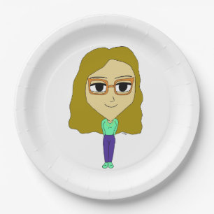chibi paper plate