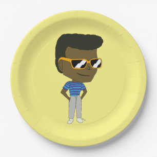 chibi paper plate