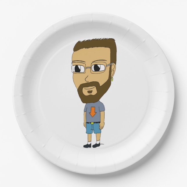 chibi      paper plate (Front)