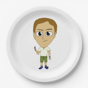 chibi     paper plate