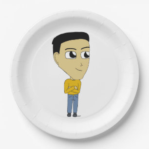 chibi     paper plate
