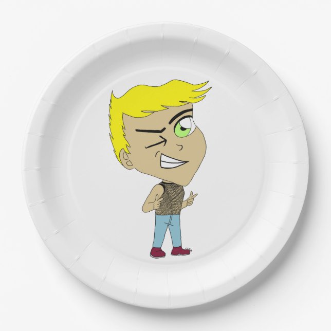 chibi   paper plate (Front)