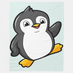 Chibi Penguin   Penguin Lover   Clolorful Gift  Fleece Blanket