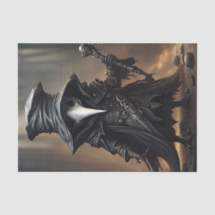 Chibi Plague Doctor Monster Decoupage Paper