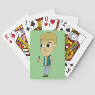 chibi playing cards