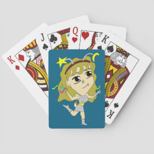 chibi  playing cards