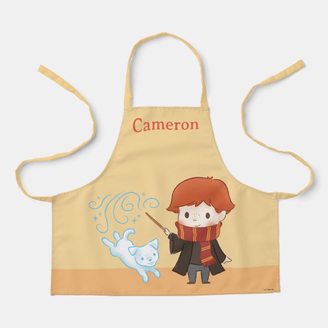 Chibi Ron Weasley Patronus Apron (Front)