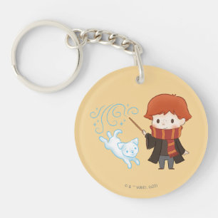 Chibi Ron Weasley Patronus Keychain