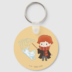 Chibi Ron Weasley Patronus Keychain