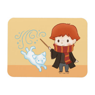 Chibi Ron Weasley Patronus Magnet