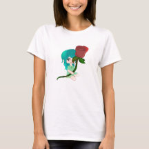 Chibi Rose With A Rose T-Shirt