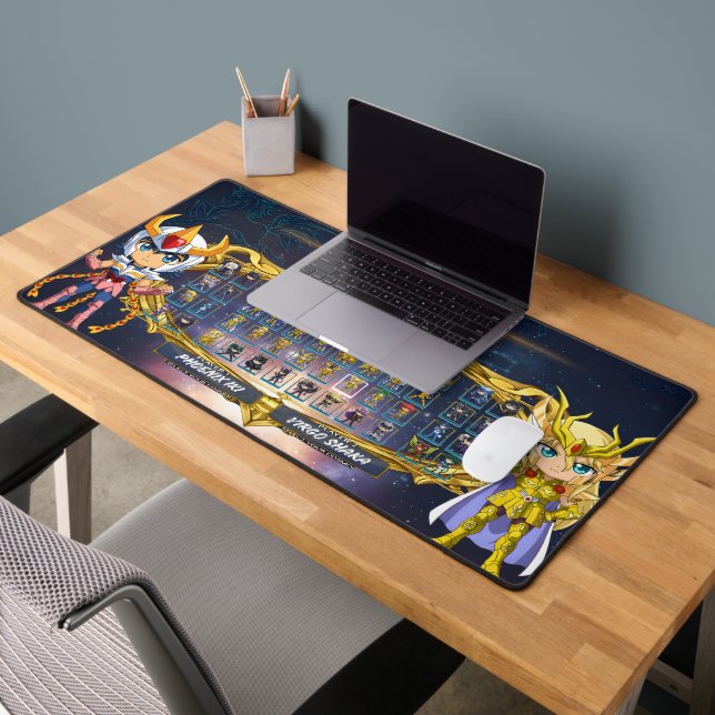 Chibi Saint Seiya Gaming Mouse Pad Desk Mat (Office 2)
