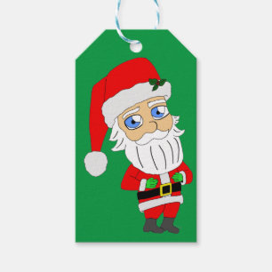 chibi santa claus    gift tags