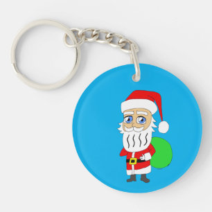 Chibi Santa Claus Keychain