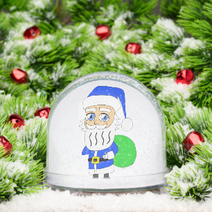 chibi Santa Claus     Snowglobe