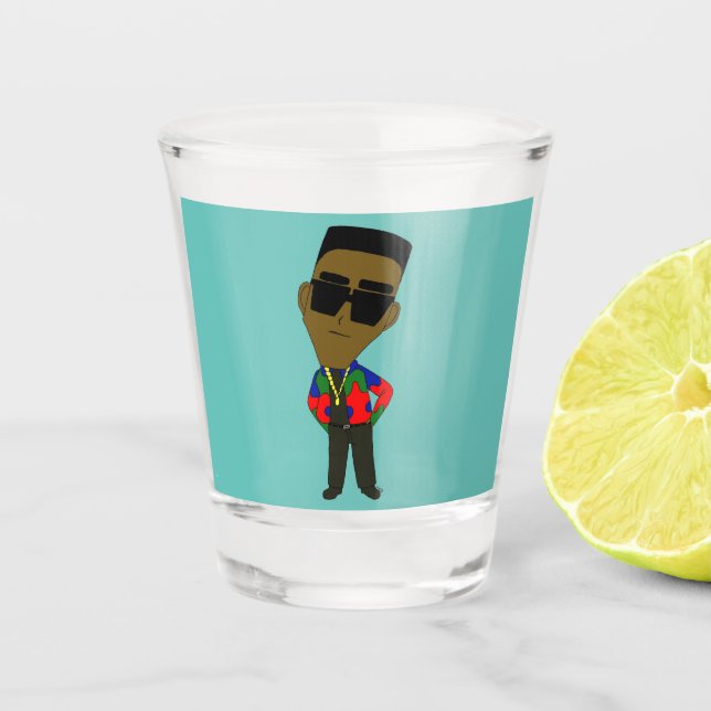 chibi  shot glass (Front)