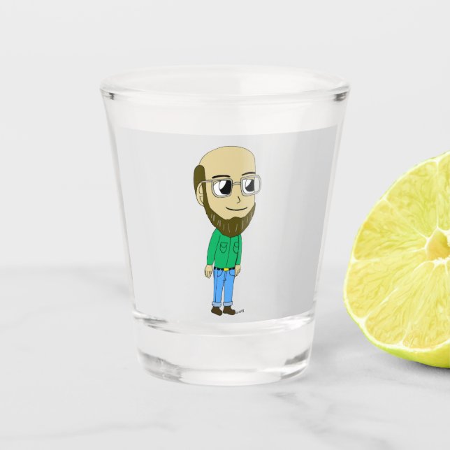 chibi  shot glass (Front)