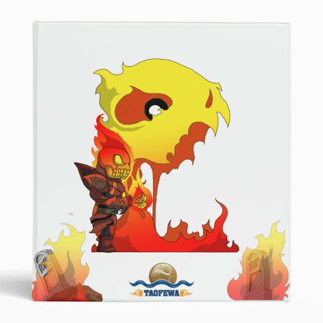 Chibi Skeletal Warlord Binder (Front)