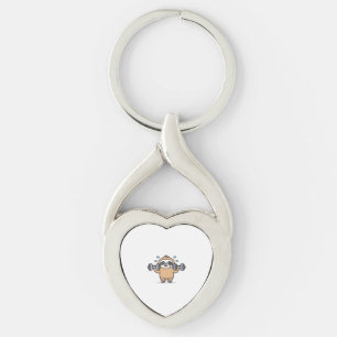 Chibi Sloth Gym Fail – Cute Kawaii Funny Workout A Keychain
