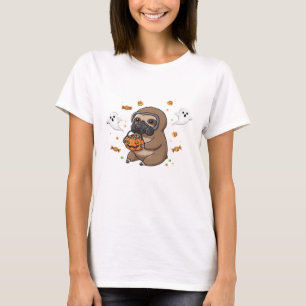 Chibi Sloth Hazmat Halloween Oversized T-Shirt