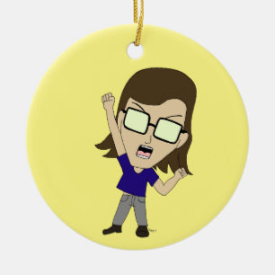 Chibi Sonic_Zeph Ceramic Ornament