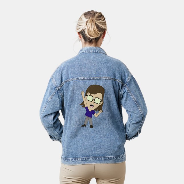 Chibi Sonic_Zeph   Denim Jacket (Model)