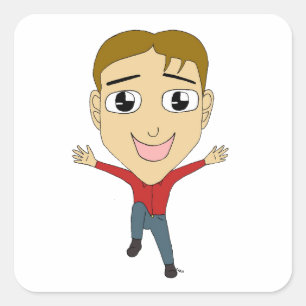 chibi      square sticker