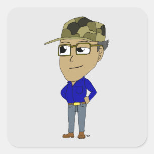 chibi      square sticker