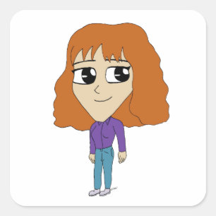 chibi      square sticker