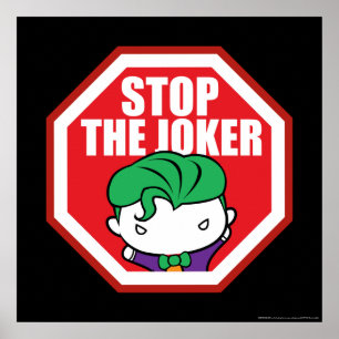 Chibi "Stop The Joker" Sign