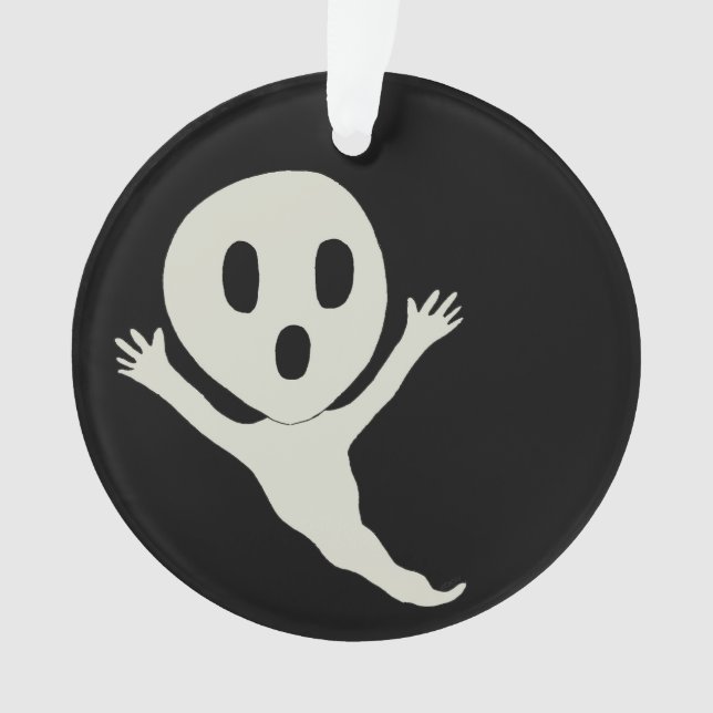 Chibi style ghost   ornament (Front)