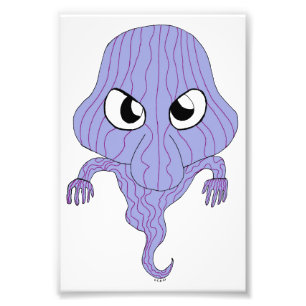 Chibi style ghost photo print