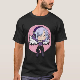 Chibi Style Kawaii Anime With Wings T-Shirt