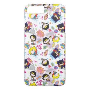 Chibi Super Heroine Pattern Case-Mate iPhone Case
