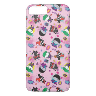 Chibi Super Villain Action Pattern Case-Mate iPhone Case
